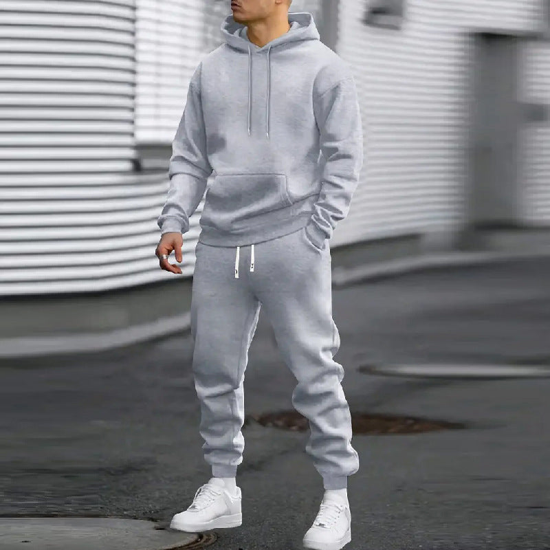 Freizeit 2-teiliges Set für Herren mit Hoodie und Jogginghose