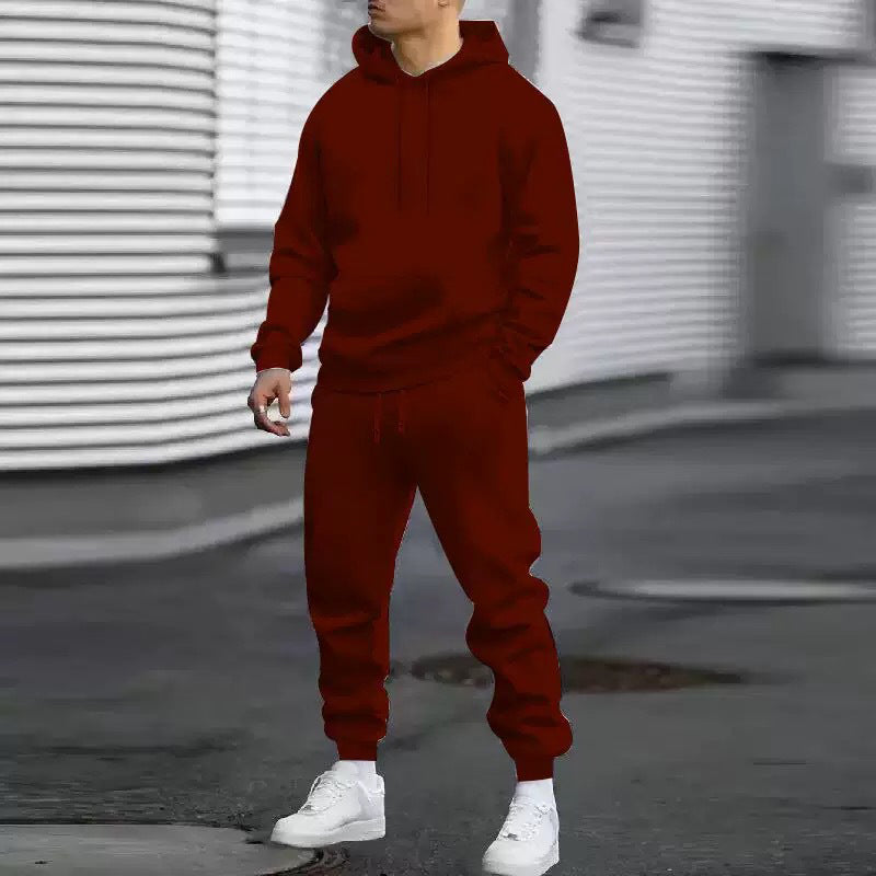 Freizeit 2-teiliges Set für Herren mit Hoodie und Jogginghose
