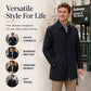 Lässiger Einreiher-Trenchcoat für Herren