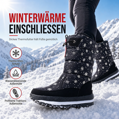 📦 Täglich 500+ Pakete versendet – der Wahnsinn! Damen Winter Hochstiefel Wasserdicht Rutschfest Outdoor Schnee-Stiefel mit Dick Plüschfutter und Dicke Sohle