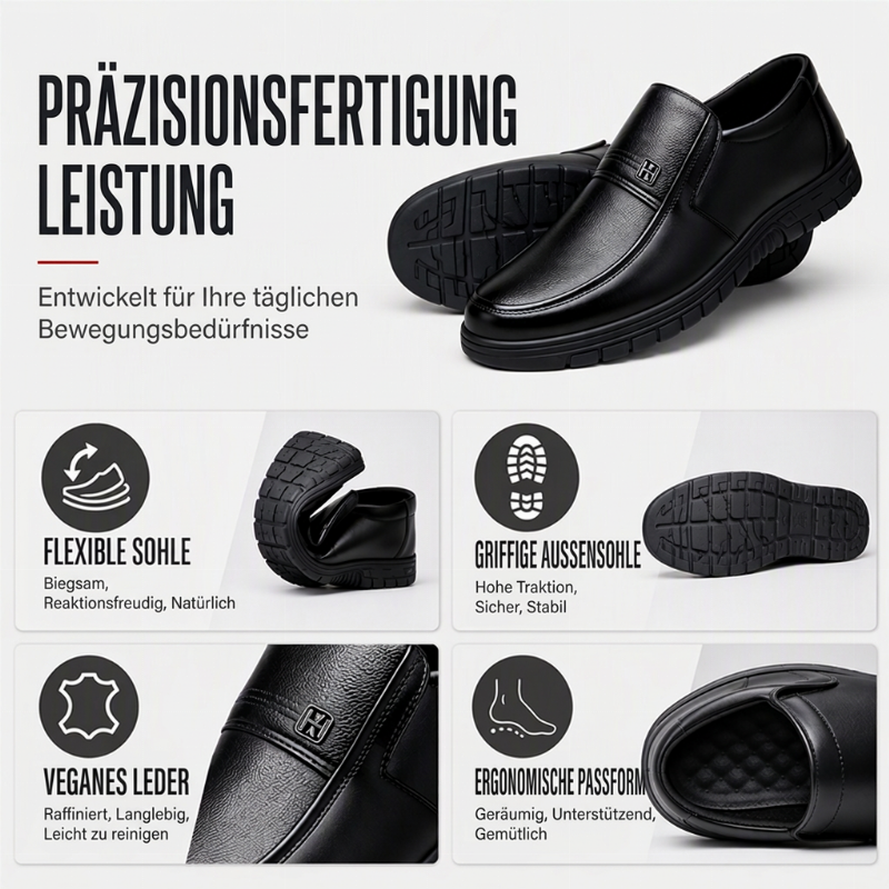 🔁 1000+ echte Bewertungen – durchweg positiv! Herren-Freizeitschuhe, leicht und schlupfbar