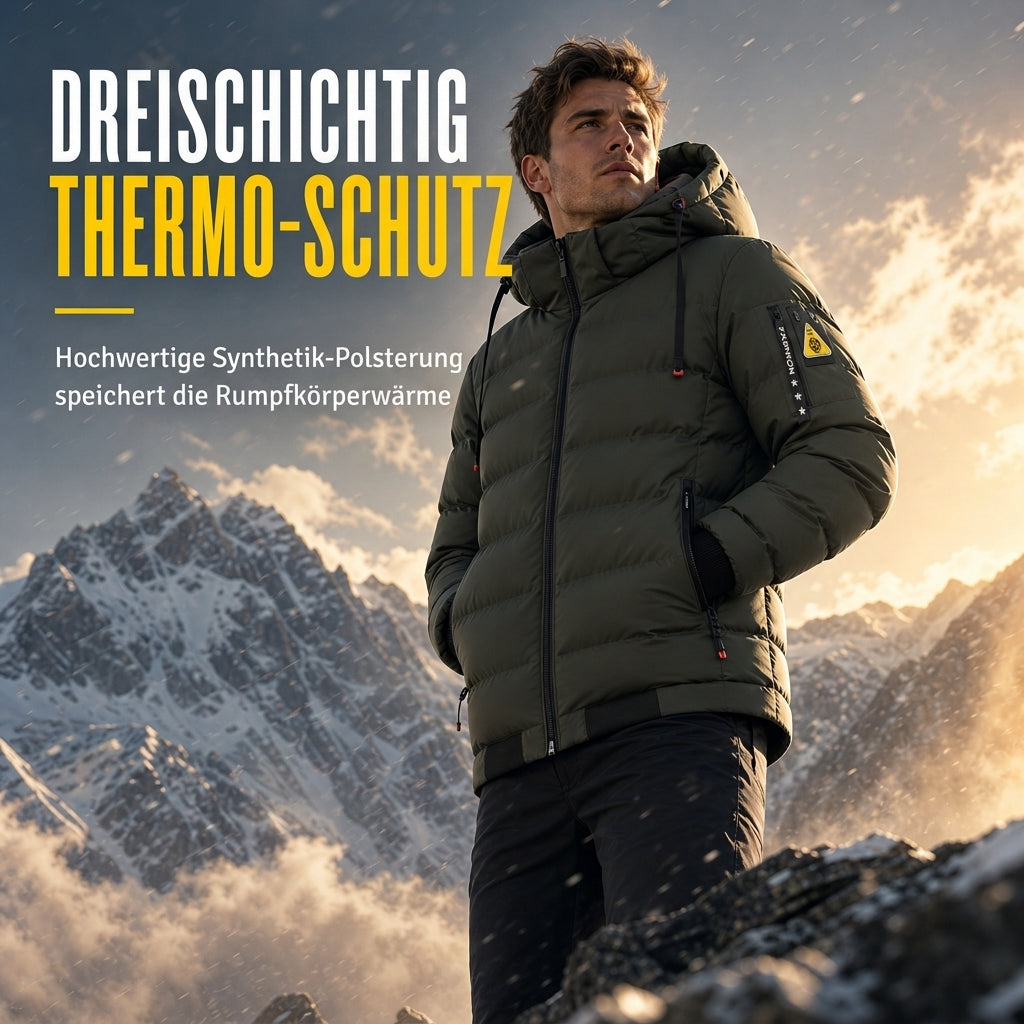 📢🎉50%Rabatt!!!🛍️✨Wendbare warme Kapuzenjacke für Herren