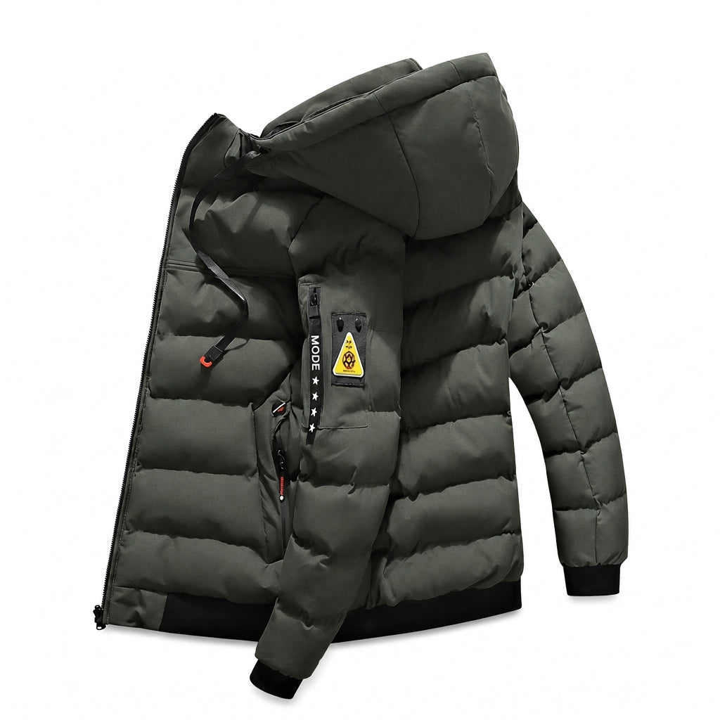 📢🎉50%Rabatt!!!🛍️✨Wendbare warme Kapuzenjacke für Herren
