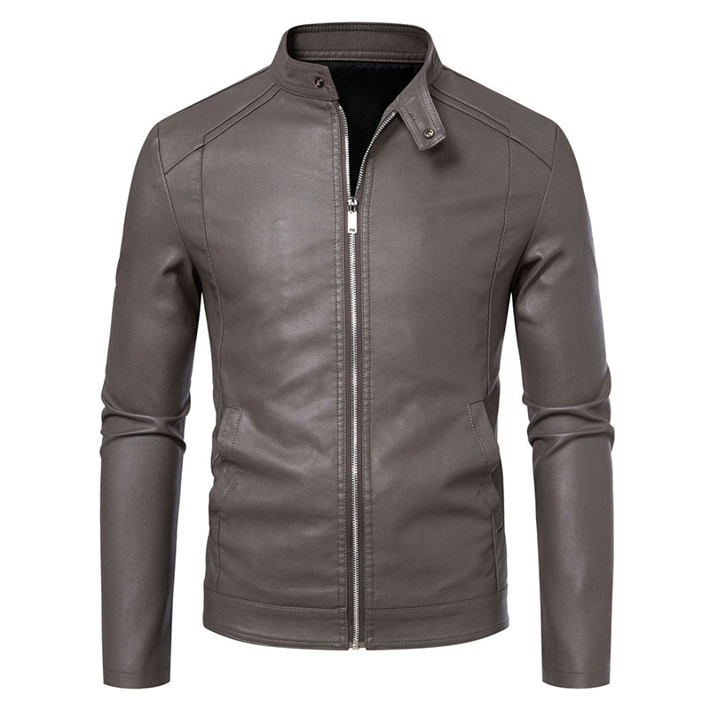 50 % Rabatt | Warme Bikerjacke in Slim Fit