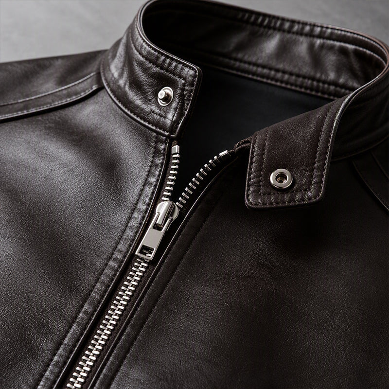 50 % Rabatt | Warme Bikerjacke in Slim Fit