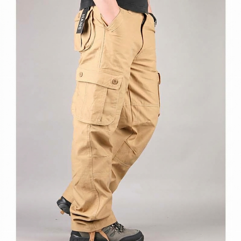 Cargohosen für Herren mit Relaxed-Passform und mehreren Taschen