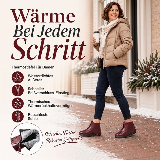 50 % Rabatt | Warme rutschfeste Winterstiefel für Damen