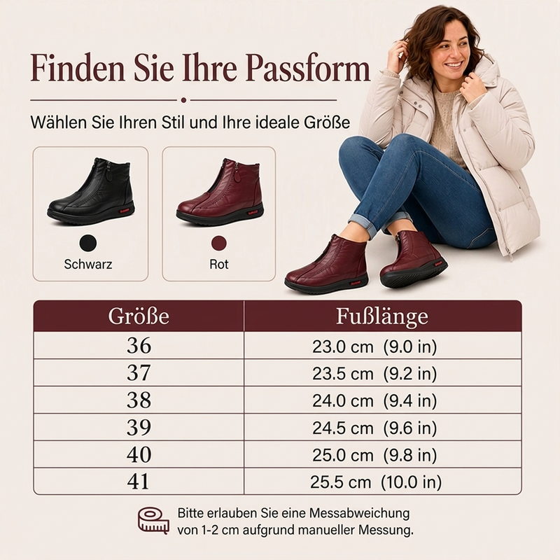 50 % Rabatt | Warme rutschfeste Winterstiefel für Damen