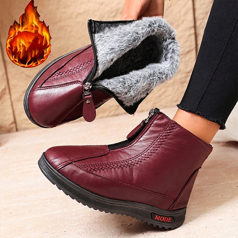 50 % Rabatt | Warme rutschfeste Winterstiefel für Damen