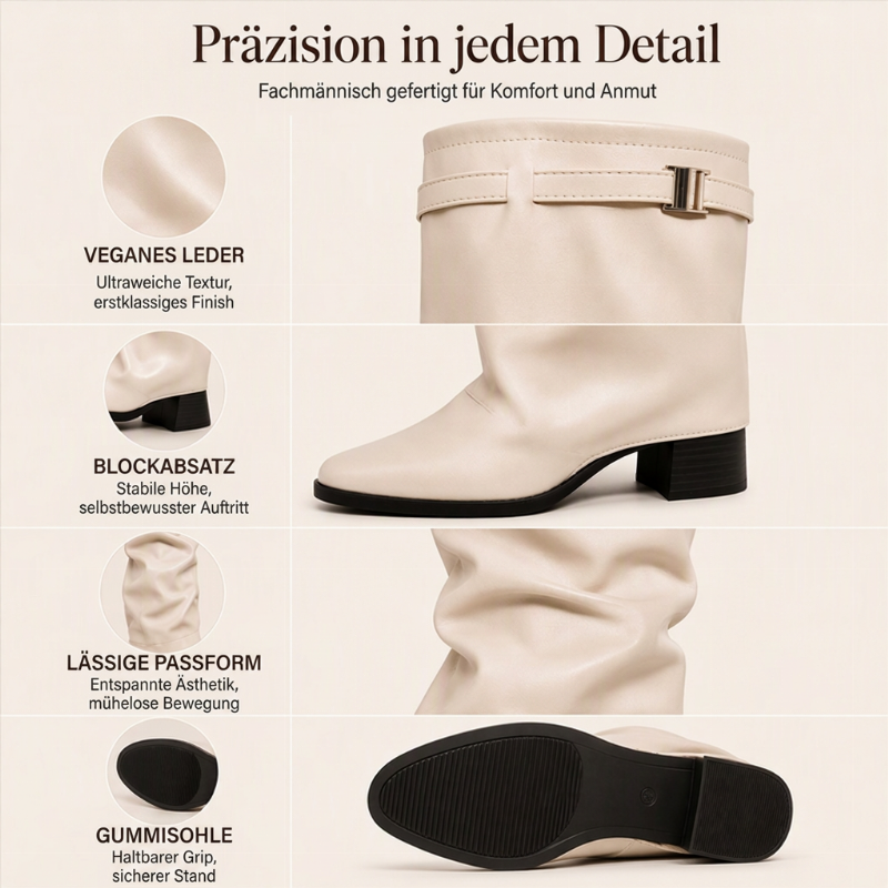 ⏰ Countdown läuft – 50% nur noch 3 Tage! Schicke lässige kniehohe Damenstiefel