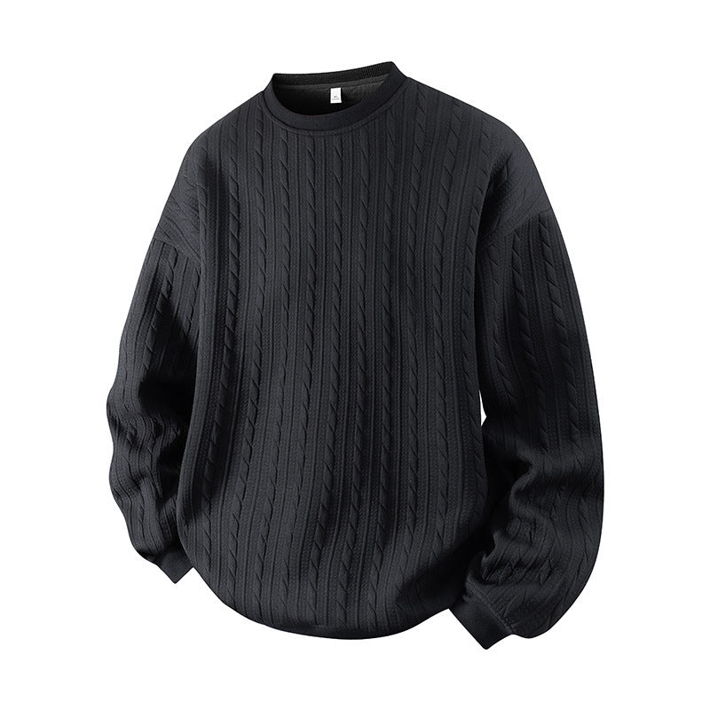 📢🎉50%Rabatt!!!🛍️✨Herren Kabelstrick Rundhalspullover