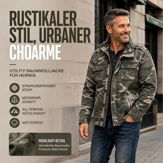📢Blitzangebot! Jetzt zuschlagen!📢 Herren Militär Stehkragen Camouflage Jacke