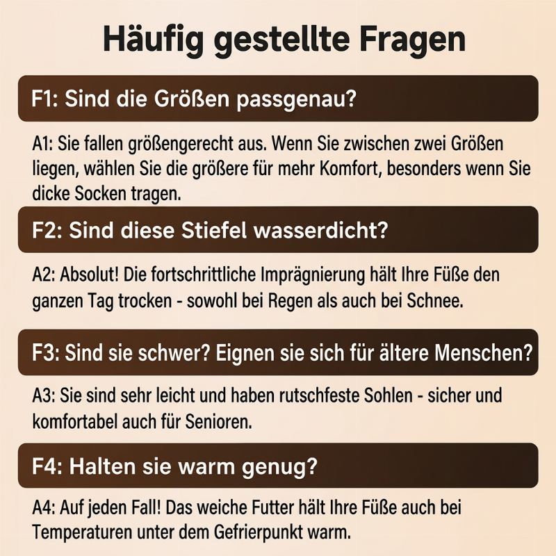 🔥 50% RABATT ❄️ Wasserdichte, plüschgefütterte Schnee-Stiefeletten für Damen – wadenhoch