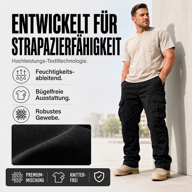 ⏰ Countdown läuft – 50% nur noch 3 Tage!🔥 Mehrtaschige Cargohose für Herren im Outdoor-Bereich