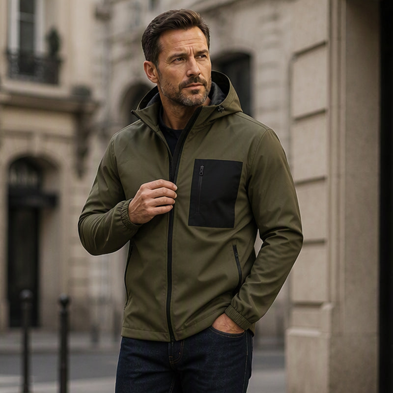 ⏰ Countdown läuft – 50% nur noch 3 Tage! Herren Outdoor Windjacke mit abnehmbarer Kapuze