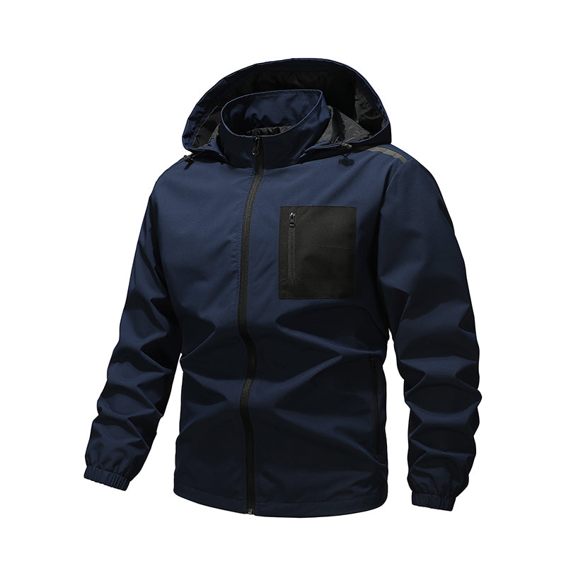 ⏰ Countdown läuft – 50% nur noch 3 Tage! Herren Outdoor Windjacke mit abnehmbarer Kapuze