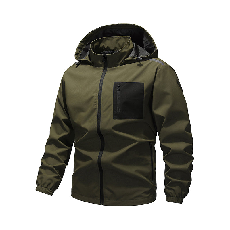 ⏰ Countdown läuft – 50% nur noch 3 Tage! Herren Outdoor Windjacke mit abnehmbarer Kapuze