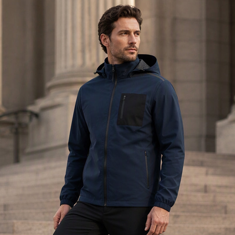 ⏰ Countdown läuft – 50% nur noch 3 Tage! Herren Outdoor Windjacke mit abnehmbarer Kapuze