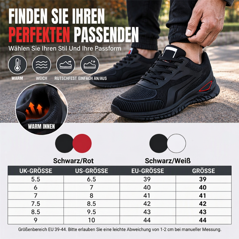 📦 Täglich 500+ Pakete versendet! Atmungsaktive wärmende rutschfeste Herrenschuhe