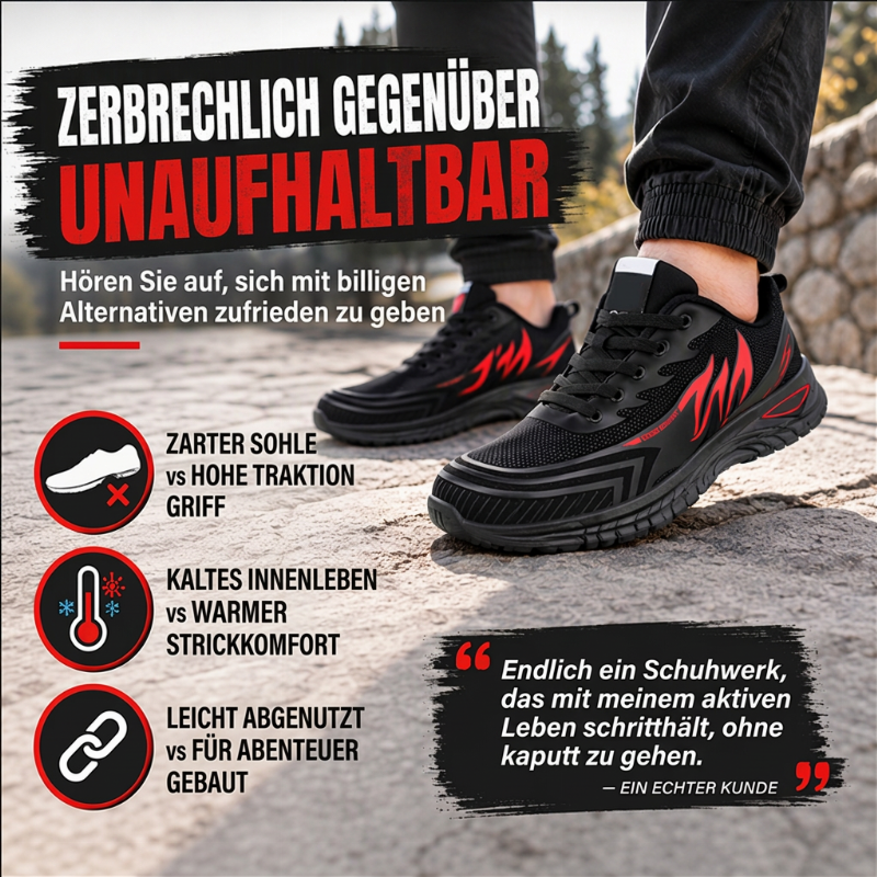 📦 Täglich 500+ Pakete versendet! Atmungsaktive wärmende rutschfeste Herrenschuhe