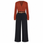 ✨Neu Eingetroffen! Damen Freizeit Hosenanzug Weites Bein Hosen Herbst Winter Lange Hosen