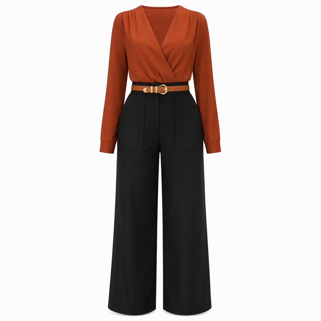 ✨Neu Eingetroffen! Damen Freizeit Hosenanzug Weites Bein Hosen Herbst Winter Lange Hosen