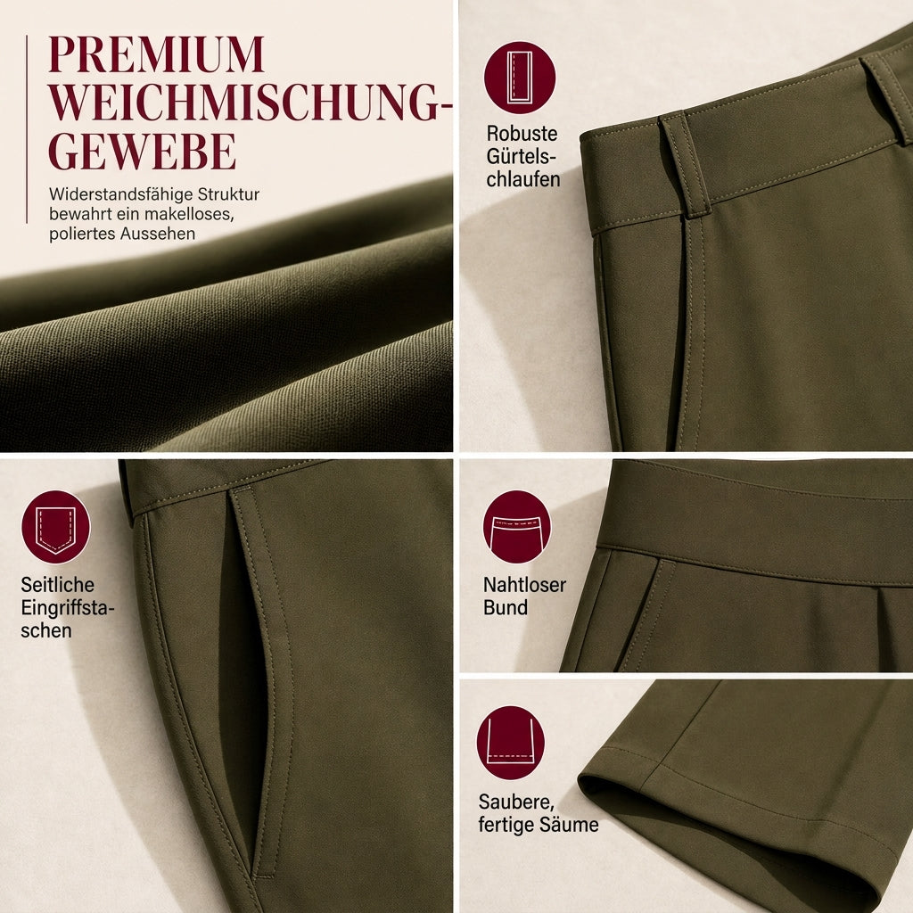 ✨Neu Eingetroffen! Damen Freizeit Hosenanzug Weites Bein Hosen Herbst Winter Lange Hosen