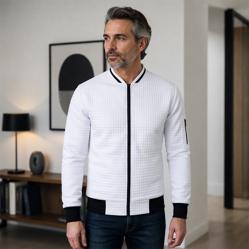 ⏰ Countdown läuft – 50% nur noch 3 Tage!  Herren Freizeit Waffelstrick Steppjacke