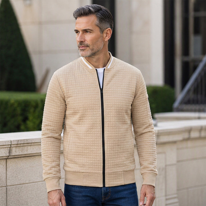 ⏰ Countdown läuft – 50% nur noch 3 Tage!  Herren Freizeit Waffelstrick Steppjacke