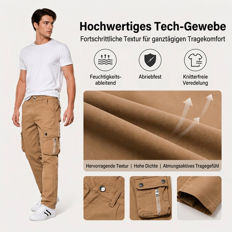 🚀Neu eingetroffen! 50% Rabatt!🚀 Herren Outdoor Utility Cargohose