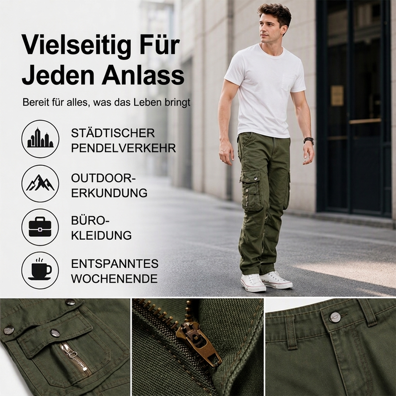 🚀Neu eingetroffen! 50% Rabatt!🚀 Herren Outdoor Utility Cargohose