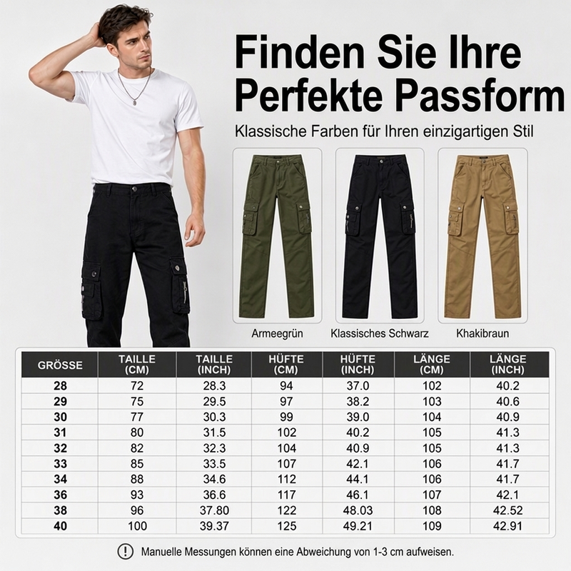 🚀Neu eingetroffen! 50% Rabatt!🚀 Herren Outdoor Utility Cargohose