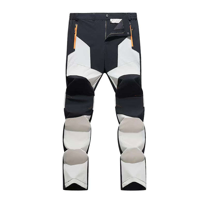 🌟Bestseller reduziert! Nur diese Woche!🌟 Wasserdichte und winddichte Herren-Wanderhose im Patchwork-Design