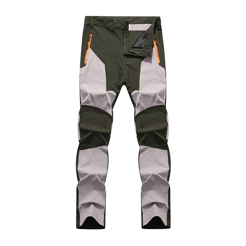 🌟Bestseller reduziert! Nur diese Woche!🌟 Wasserdichte und winddichte Herren-Wanderhose im Patchwork-Design