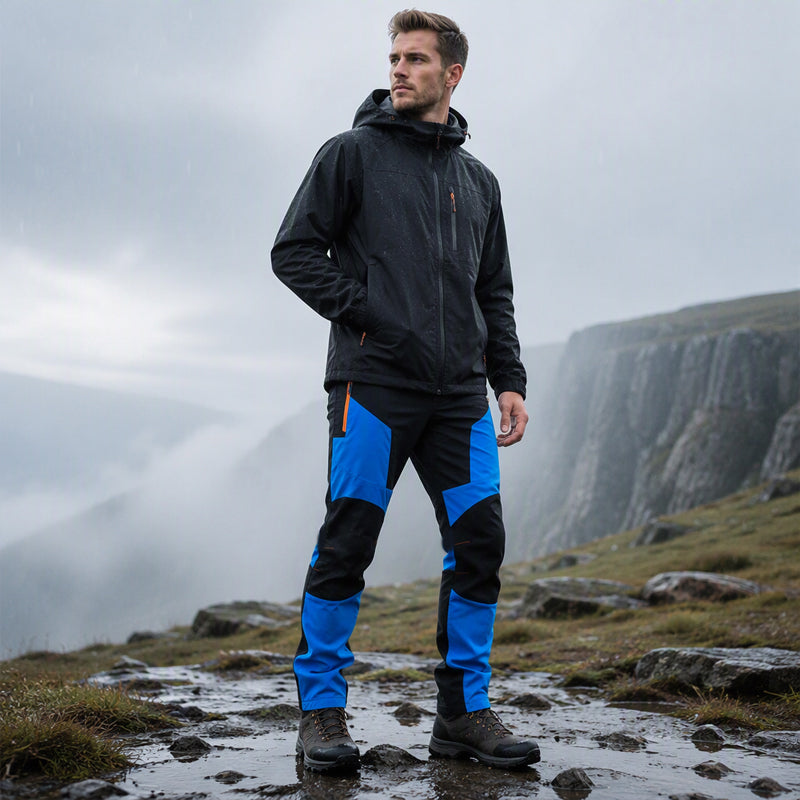 🌟Bestseller reduziert! Nur diese Woche!🌟 Wasserdichte und winddichte Herren-Wanderhose im Patchwork-Design