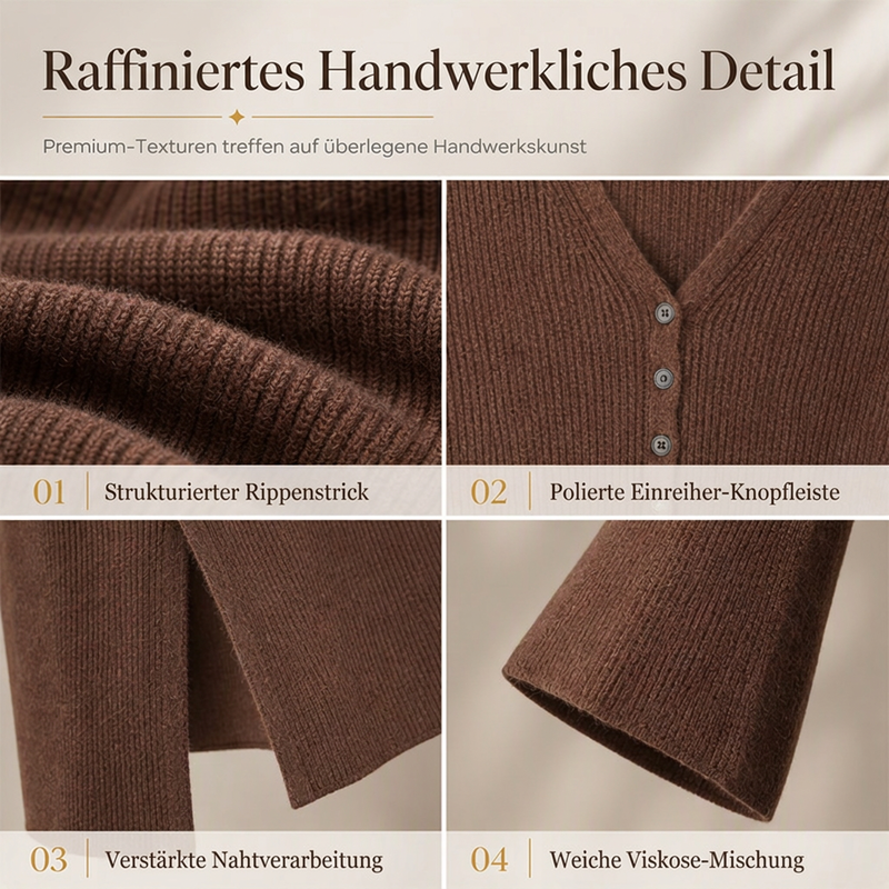 ✨Neu Eingetroffen!✨Offene Langstrickjacke für Damen