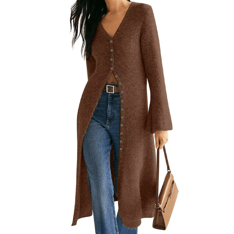 ✨Neu Eingetroffen!✨Offene Langstrickjacke für Damen