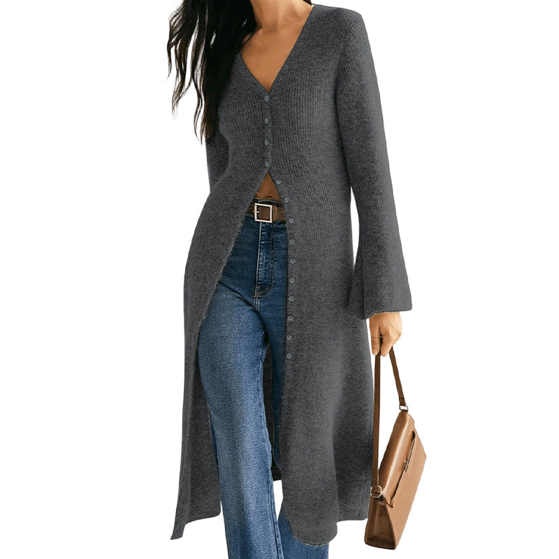 ✨Neu Eingetroffen!✨Offene Langstrickjacke für Damen