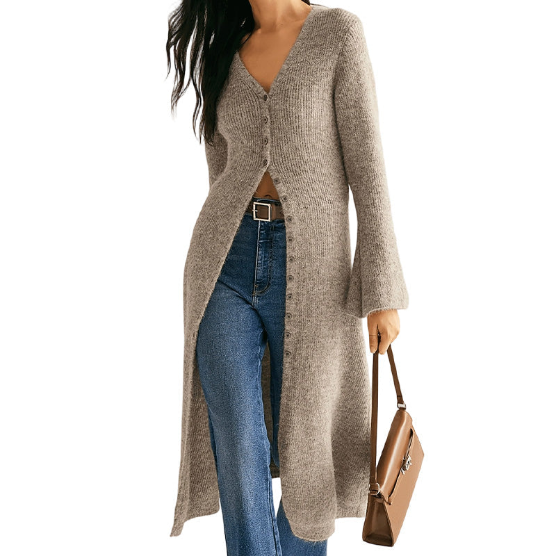 ✨Neu Eingetroffen!✨Offene Langstrickjacke für Damen
