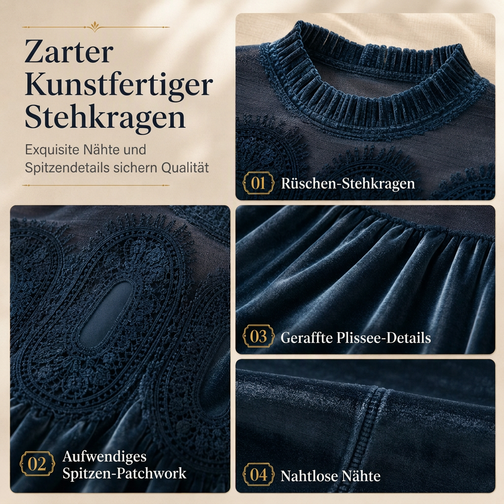 ⏰Letzte Chance! Jetzt zugreifen!⏰ Damen-Unifarbige Kurzarmoberteile mit Rüschenkragen