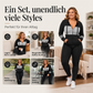 🔥 Nur heute 50 %!  2-teiliges Damen-Set mit Kapuzen-Sweatshirt und Hose
