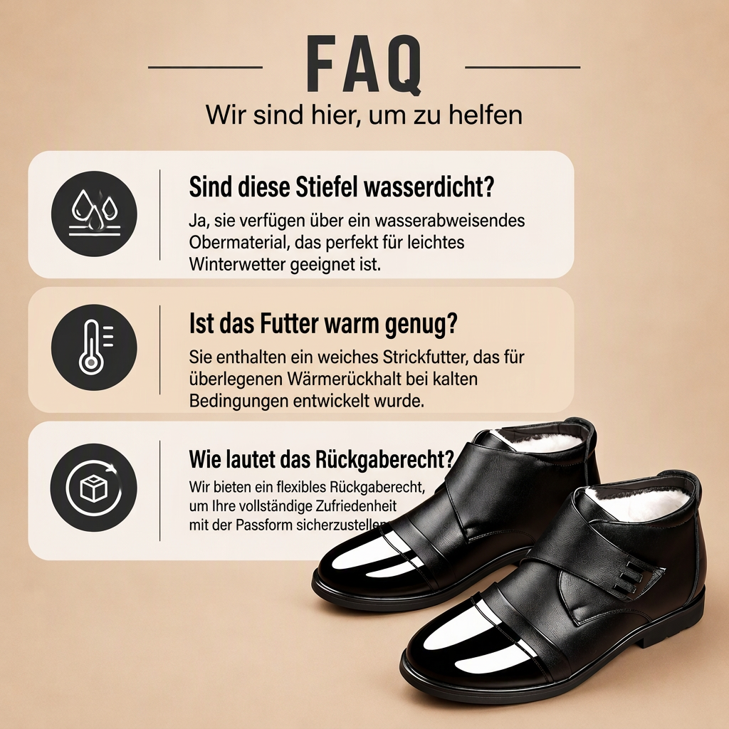 📦 Täglich 500+ Pakete versendet! Herren Winter Thermo Wasserdichte Schuhe