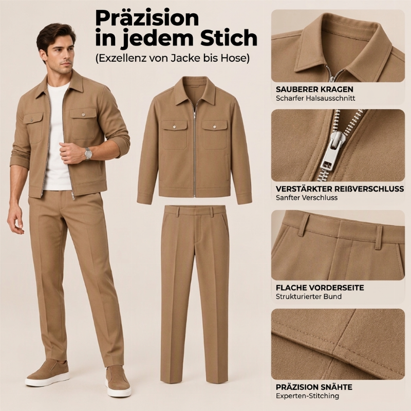 📢🎉50%Rabatt!!!🛍️✨Lässiger, stilvoller Jacken- und Hosenanzug für Herren
