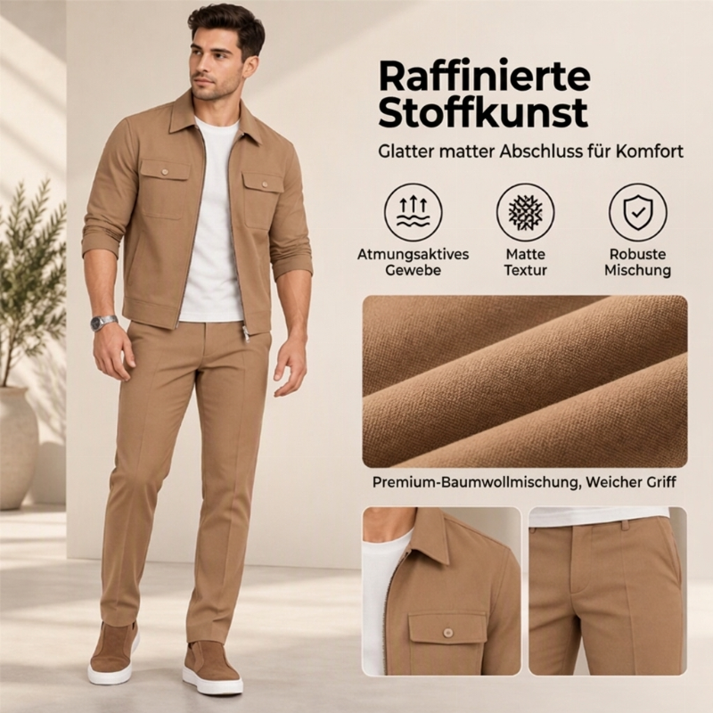 📢🎉50%Rabatt!!!🛍️✨Lässiger, stilvoller Jacken- und Hosenanzug für Herren