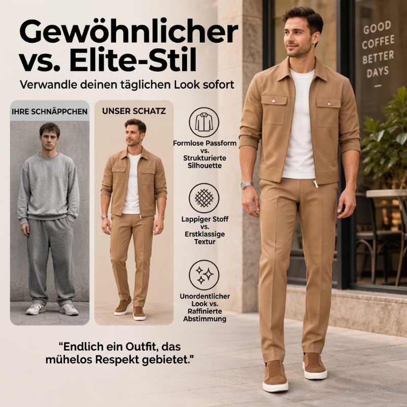 📢🎉50%Rabatt!!!🛍️✨Lässiger, stilvoller Jacken- und Hosenanzug für Herren