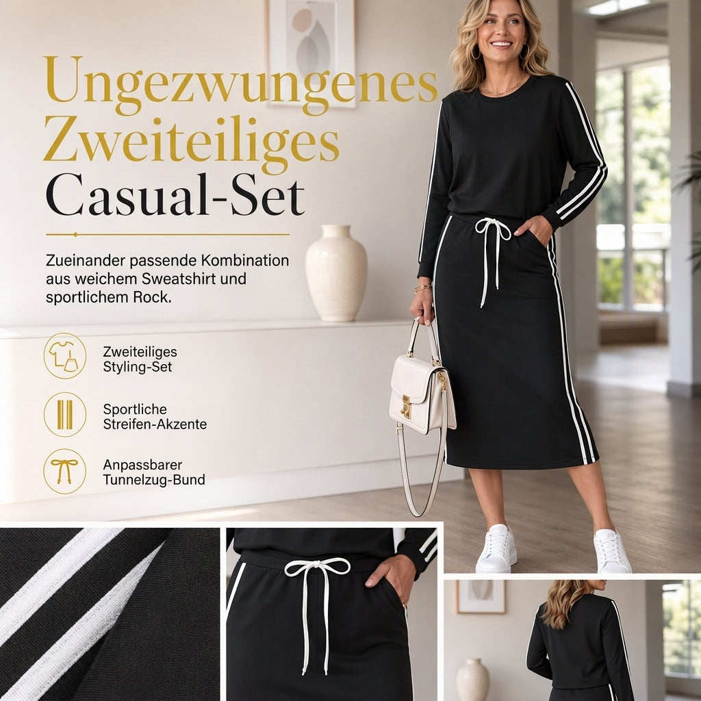 💞Nur für kurze Zeit!💞 Lange Pullover für Frauen, langärmeliger Rundhals-Pullover, casual einfarbig,Patchwork Oberteil für Herbst und Winter