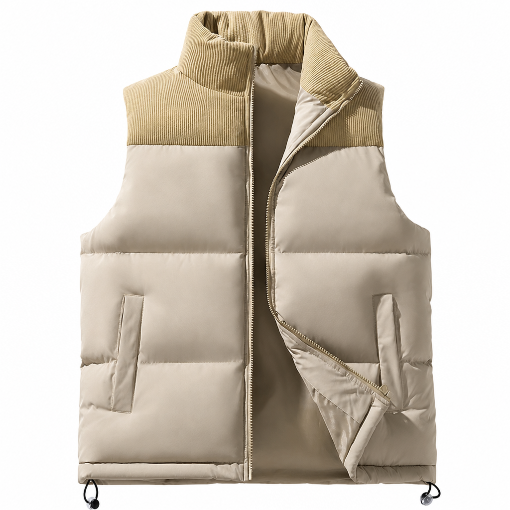 🔥 Nur heute 50 %! Unisex, verdickte Winter-Steppweste, locker sitzend, gesteppte Weste für Damen und Herren