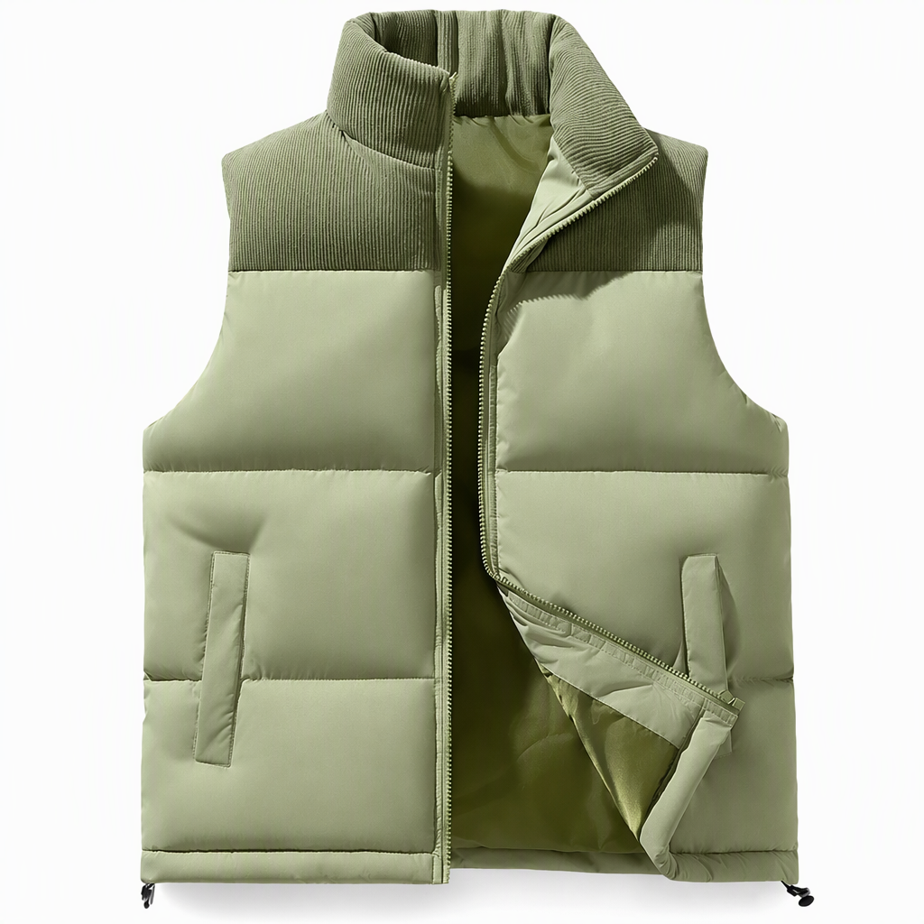 🔥 Nur heute 50 %! Unisex, verdickte Winter-Steppweste, locker sitzend, gesteppte Weste für Damen und Herren