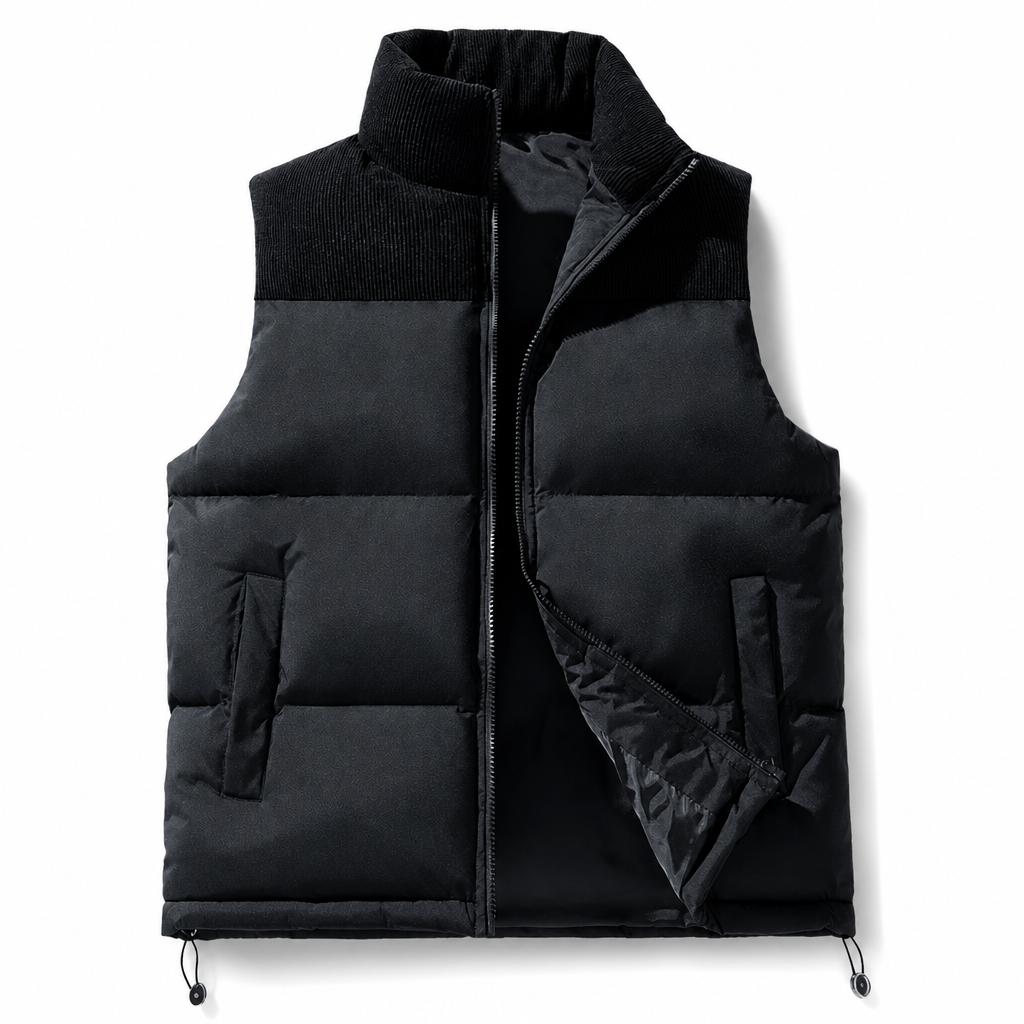 🔥 Nur heute 50 %! Unisex, verdickte Winter-Steppweste, locker sitzend, gesteppte Weste für Damen und Herren