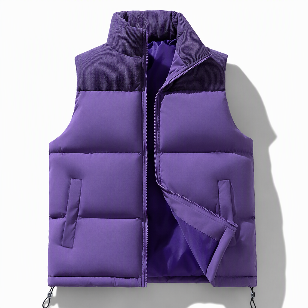 🔥 Nur heute 50 %! Unisex, verdickte Winter-Steppweste, locker sitzend, gesteppte Weste für Damen und Herren